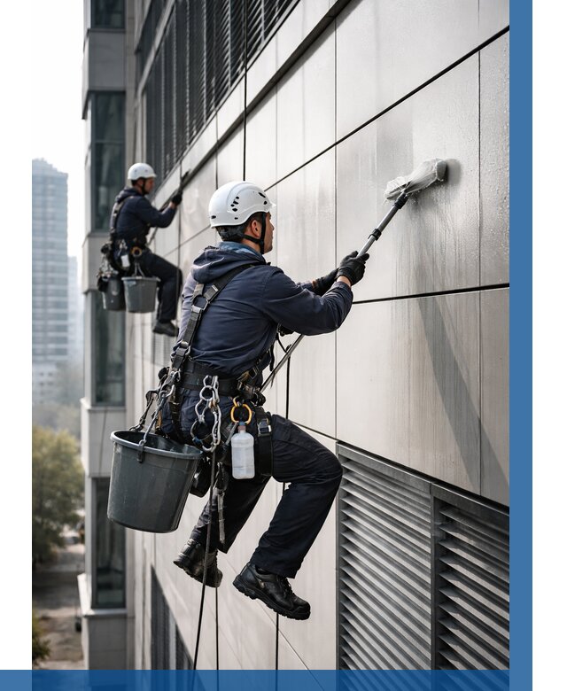 Мойка вентилируемого фасада в Гатчине от 257 р. | ВЫСОТНИК-Гтч