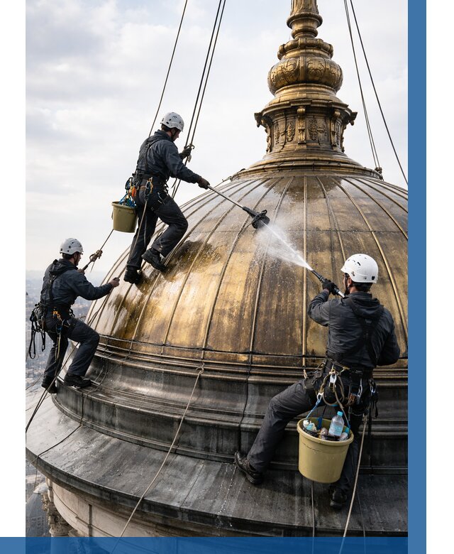 Мойка куполов и шпилей в Гатчине от 8221 р. - заказать | ВЫСОТНИК-Гтч