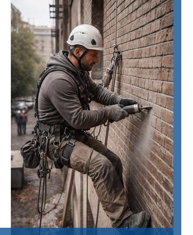 Расшивка кирпичных швов в Гатчине от 617 р. | ВЫСОТНИК-Гтч