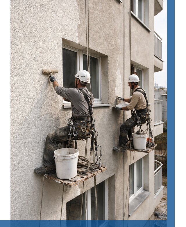 Нанесение короеда на фасад в Гатчине от 462 р. | ВЫСОТНИК-Гтч