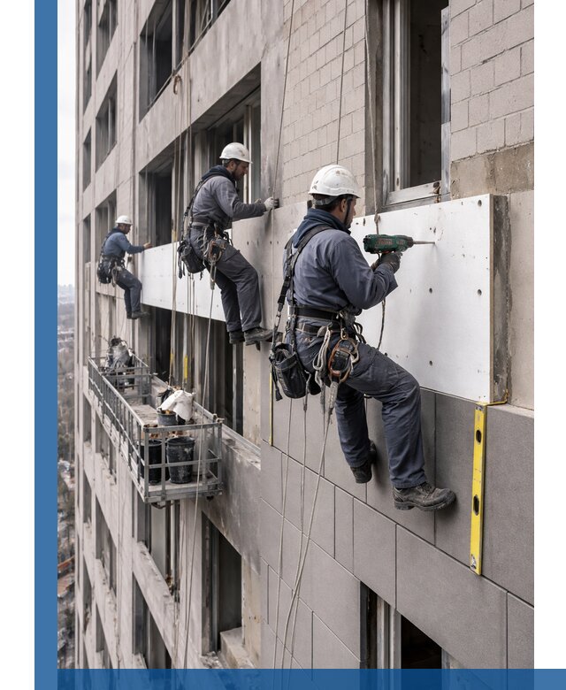 Монтаж фасадных термопанелей высокого качества в Гатчине