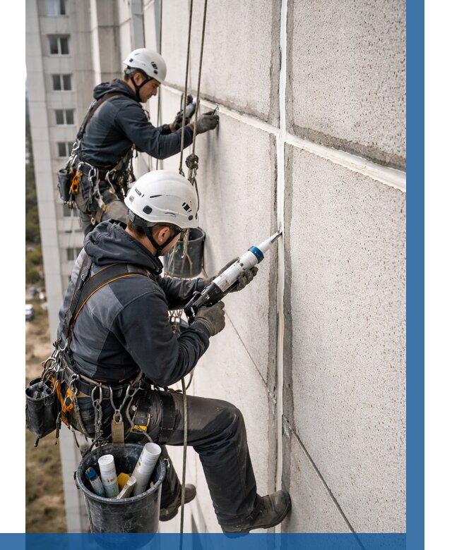 Герметизация межпанельных швов в Гатчине от 719 р. | ВЫСОТНИК-Гтч