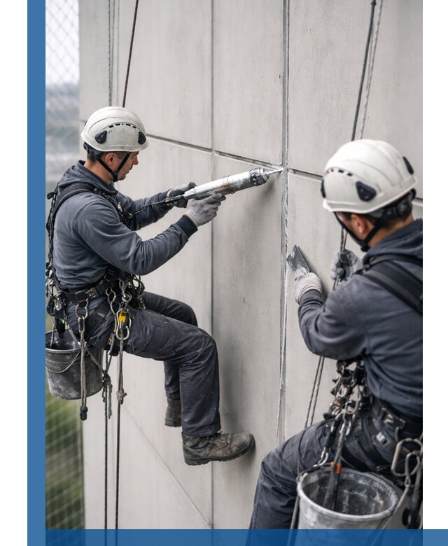 Первичная герметизация швов фасадов и кровель в Гатчине