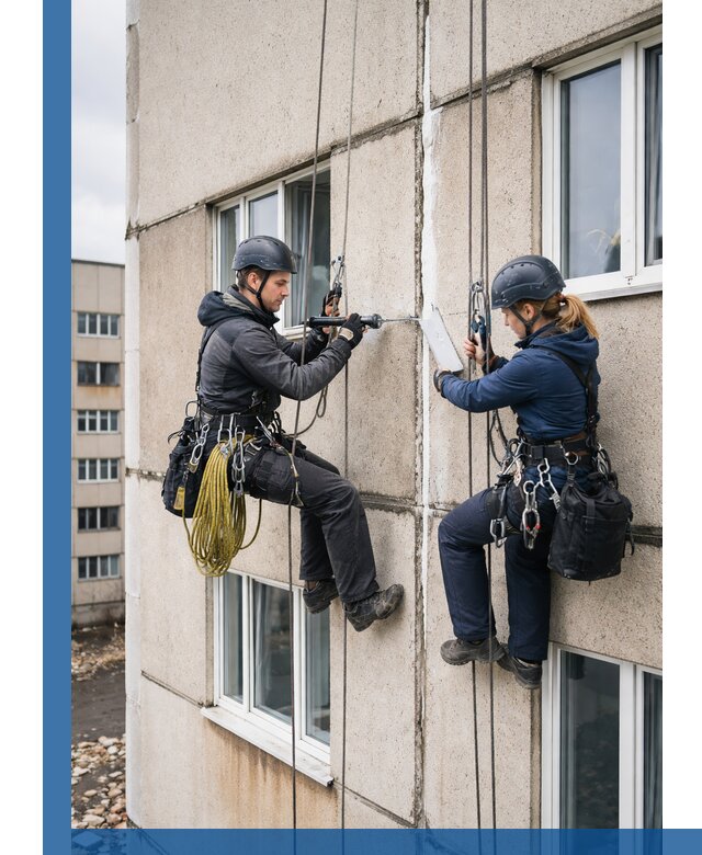Герметизация межпанельных швов тёплым швом в Гатчине