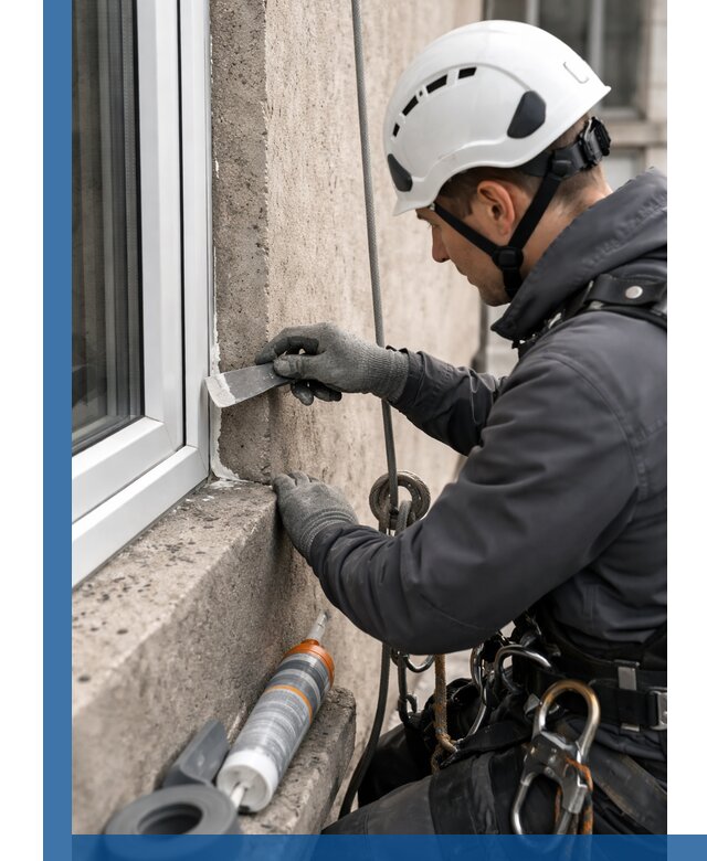 Герметизация монтажных швов окон в Гатчине с гарантией качества