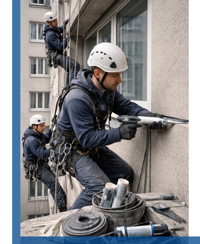 Герметизация швов лоджии в Гатчине профессионально и надежно