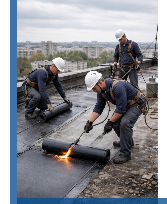 Ремонт наплавляемой кровли в Гатчине качественно и надежно