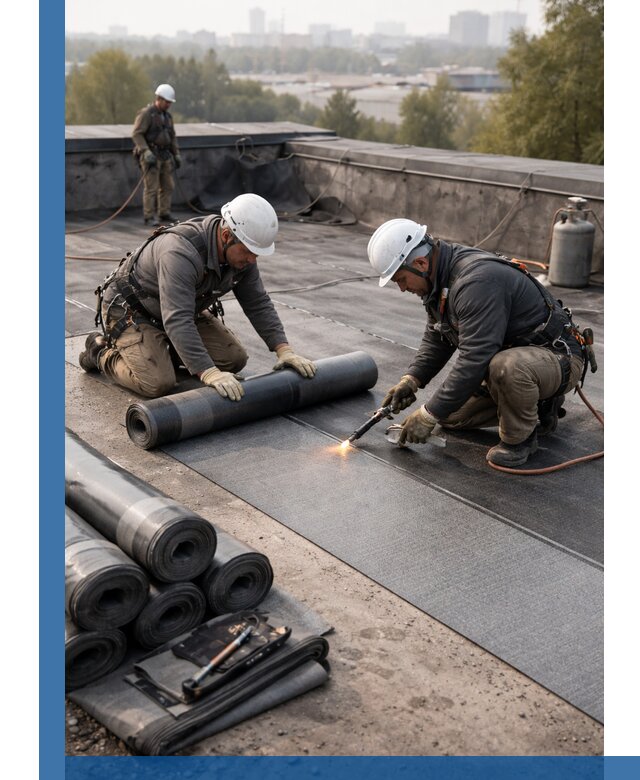 Монтаж мягкой кровли в Гатчине профессионально и надежно