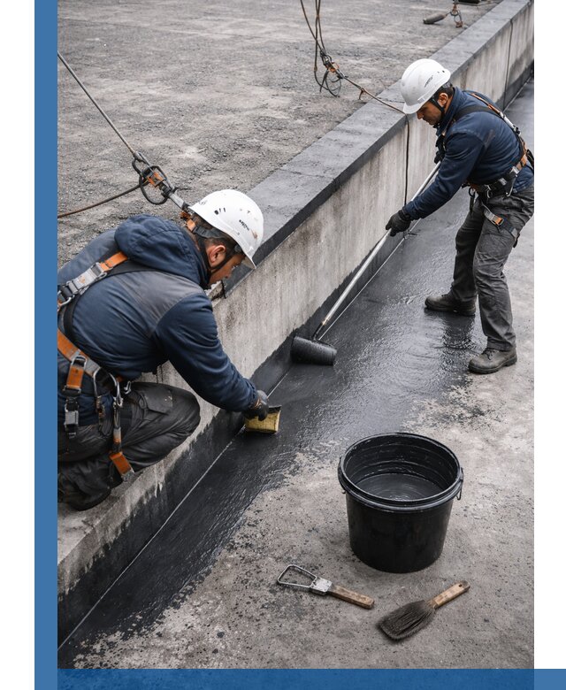 Гидроизоляция кровли жидкой резиной профессионально в Гатчине