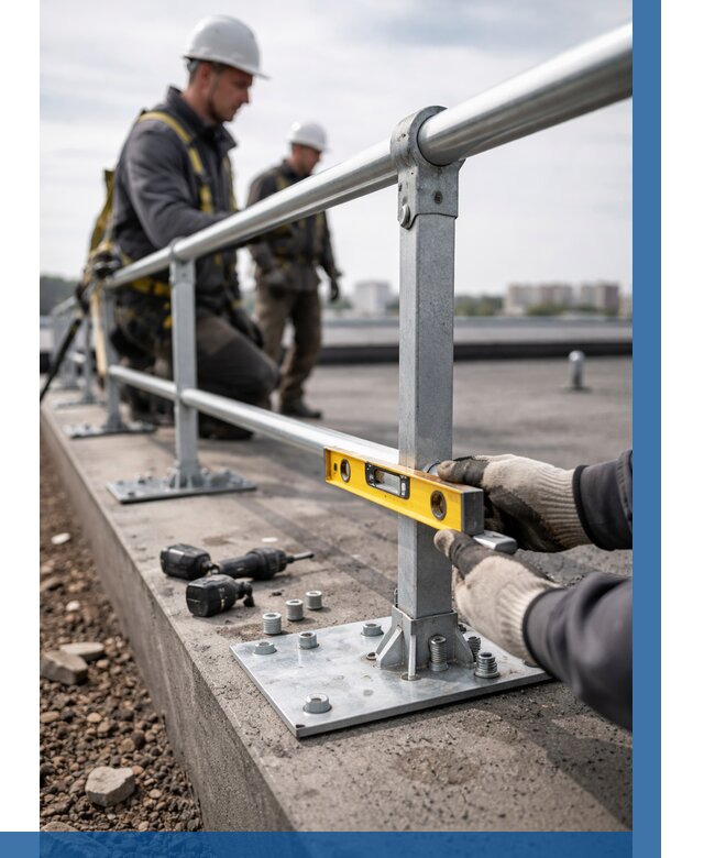 Монтаж кровельного ограждения в Гатчине от 1233 р. | ВЫСОТНИК-Гтч