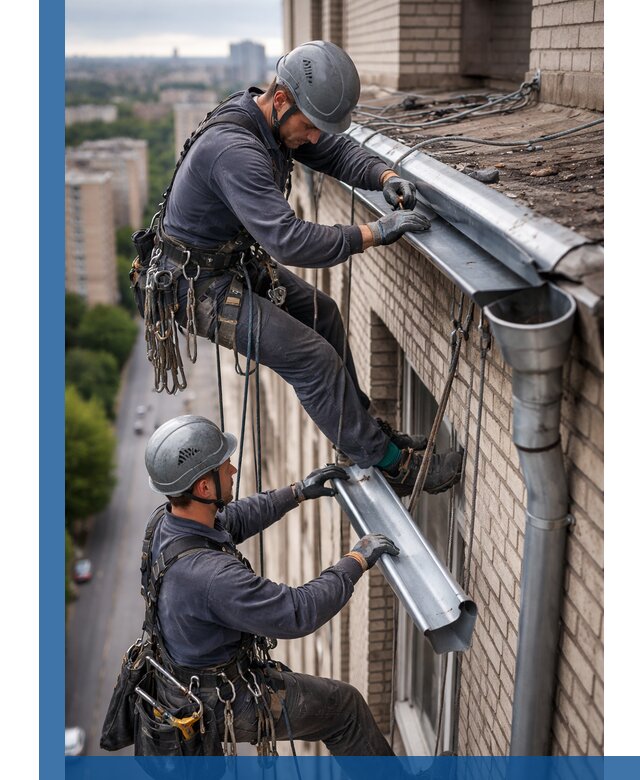 Ремонт водосточных желобов в Гатчине, быстро и качественно