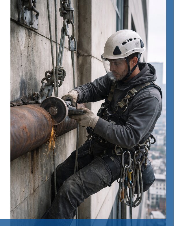 Резка металла на высоте в Гатчине по цене от 4624 р. | ВЫСОТНИК-Гтч