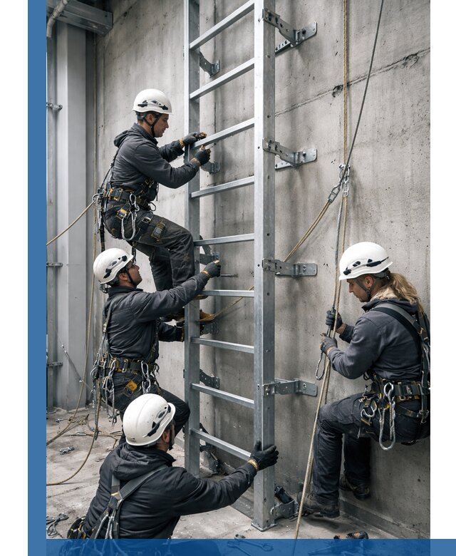 Монтаж металлических лестниц в Гатчине под ключ со гарантией