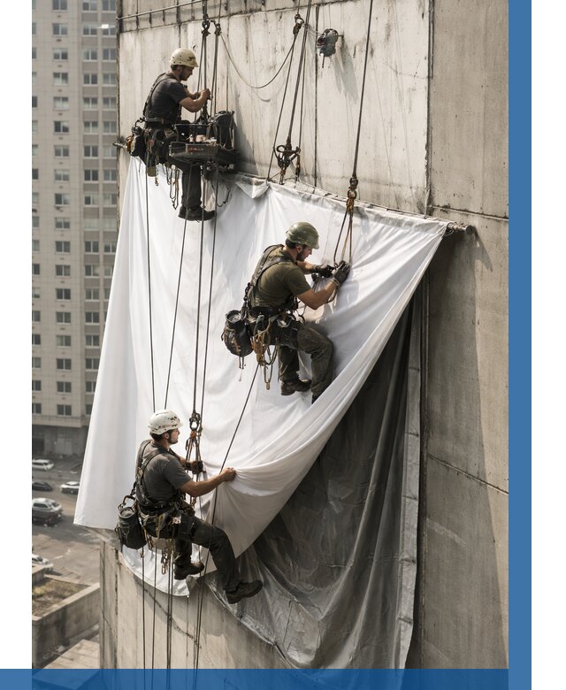Замена баннерного полотна в Гатчине от 6679 р. | ВЫСОТНИК-Гтч—заказать