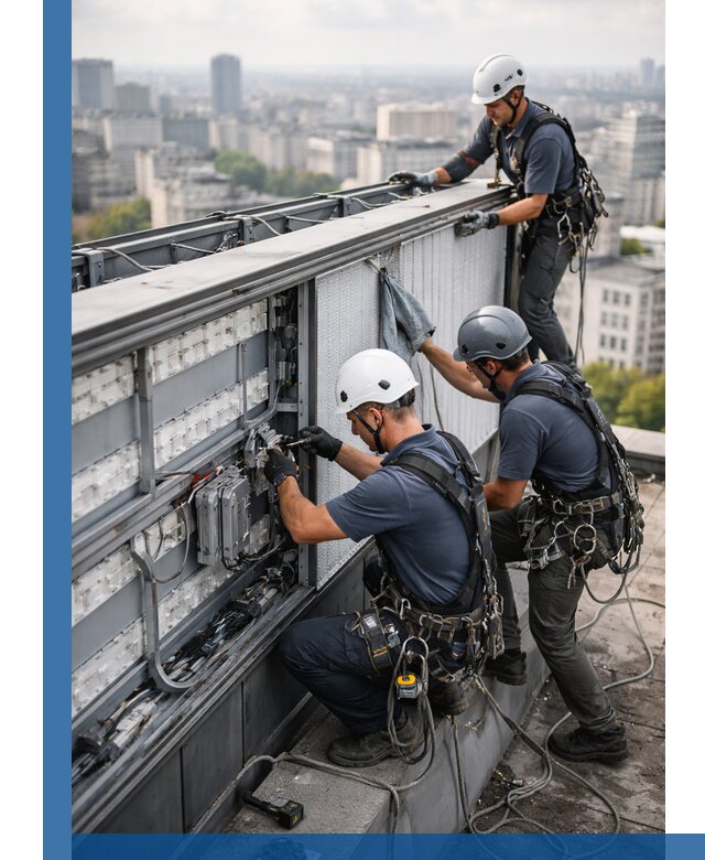 Профессиональное обслуживание крышной рекламы в Гатчине под ключ