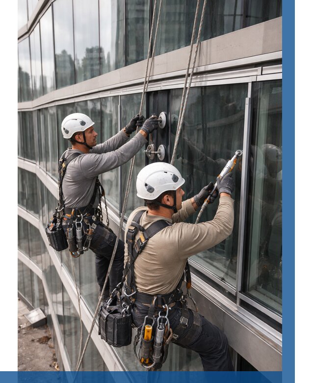Радиусное остекление фасада в Гатчине от 12331 р. | ВЫСОТНИК-Гтч