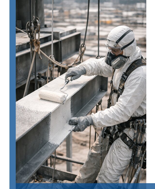 Профессиональная огнезащитная обработка металлоконструкций в Гатчине