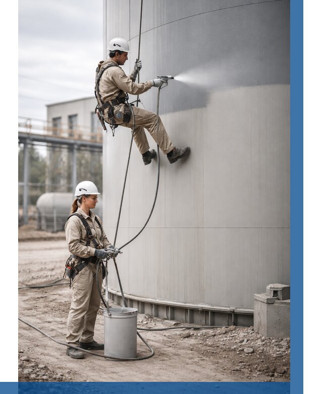 Покраска резервуаров в Гатчине от 1233 р. | ВЫСОТНИК-Гтч — заказать