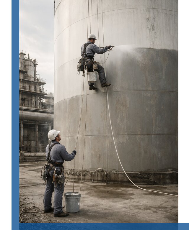 Покраска стальных резервуаров и емкостей в Гатчине профессионально