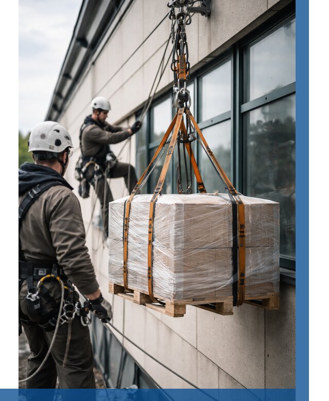 Подъем груза на высоту в Гатчине от 3083 р. | ВЫСОТНИК-Гтч