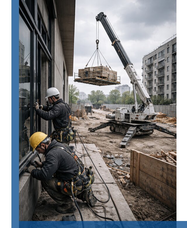 Аренда крана Пионер в Гатчине для строительных работ