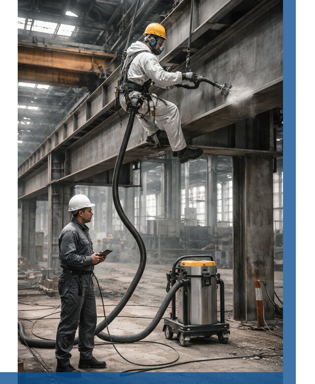 Обеспыливание конструкций в цехе в Гатчине от 4316 р. | ВЫСОТНИК-Гтч