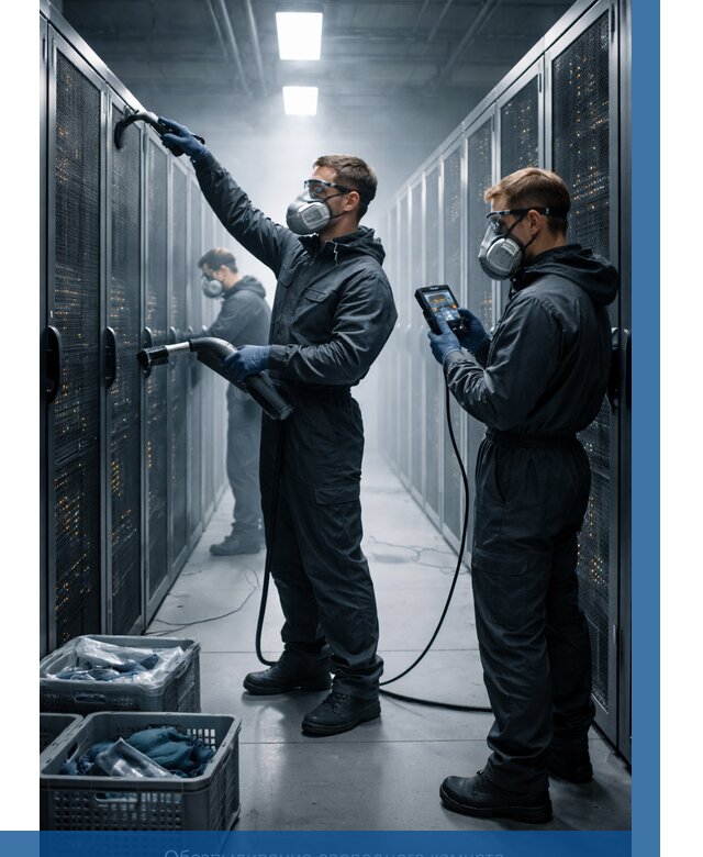 Обеспыливание серверной комнаты в Гатчине от 4624 р. | ВЫСОТНИК-Гтч