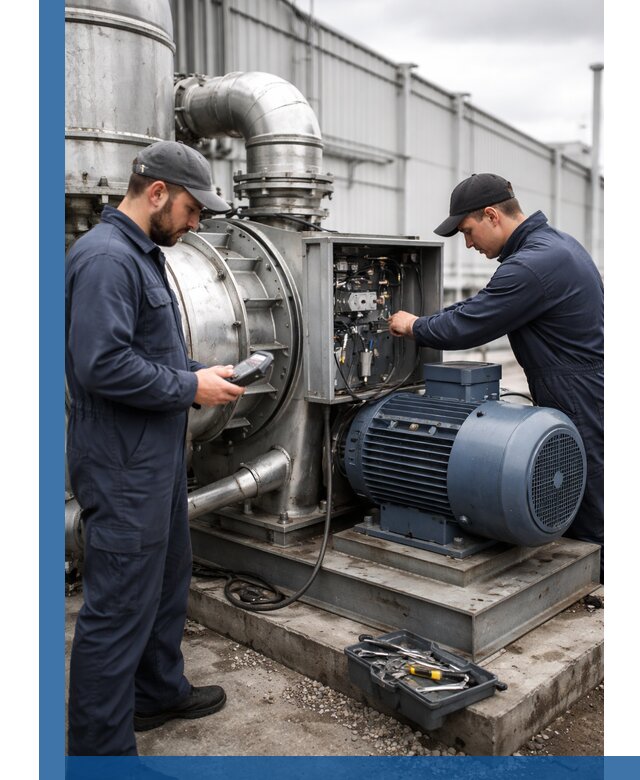 Техническое обслуживание промышленного оборудования в Гатчине