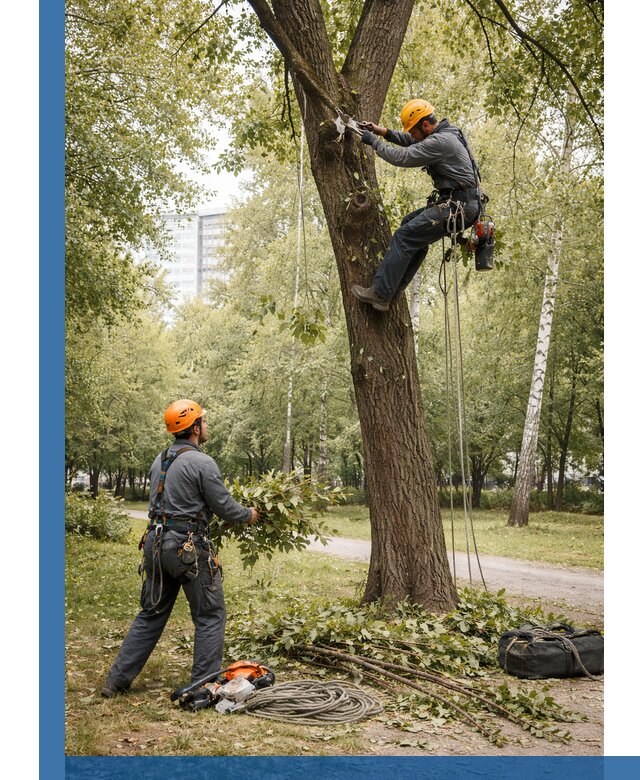 Санитарная обрезка деревьев в Гатчине, профессионально и безопасно