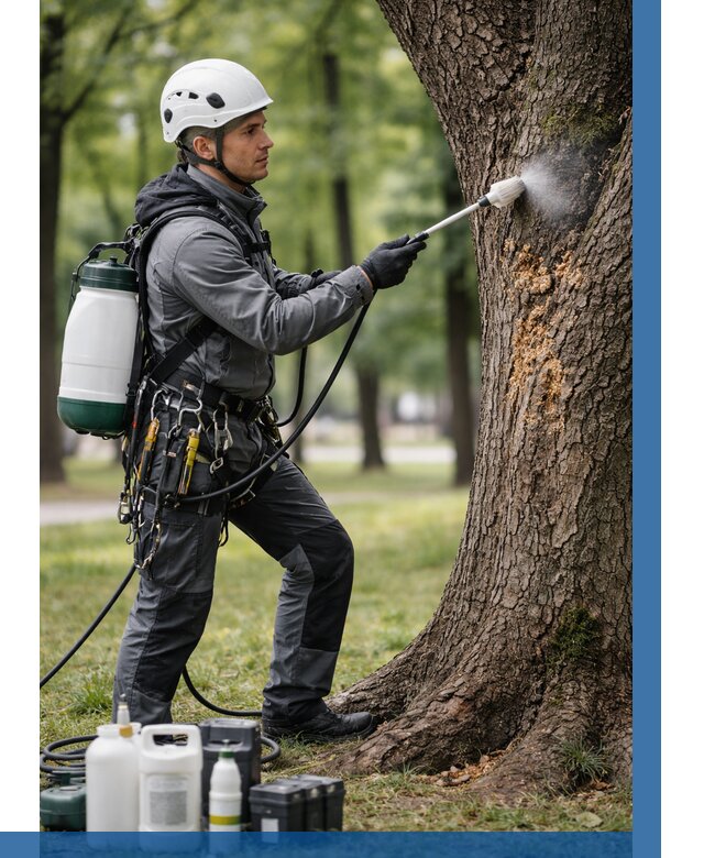 Обработка деревьев от вредителей в Гатчине от 4624 р. | ВЫСОТНИК-Гтч