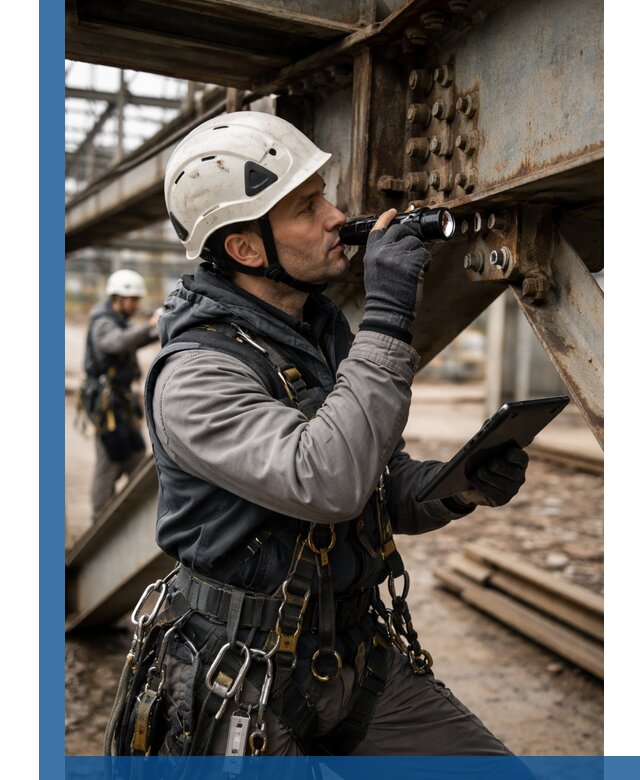 Обследование металлоконструкций и диагностика прочности в Гатчине