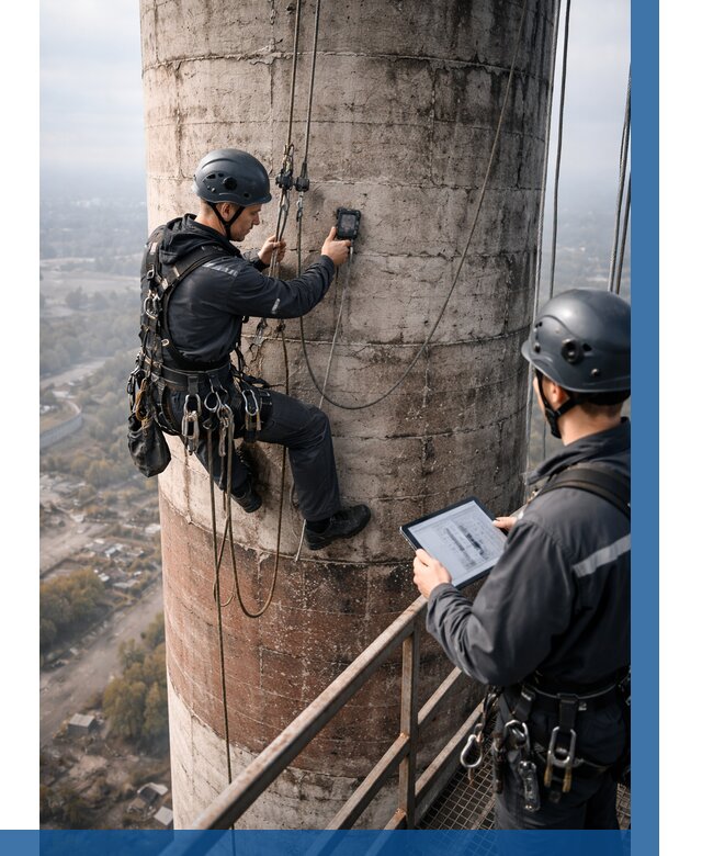 Обследование дымовой трубы в Гатчине от 8221 р. | ВЫСОТНИК-Гтч